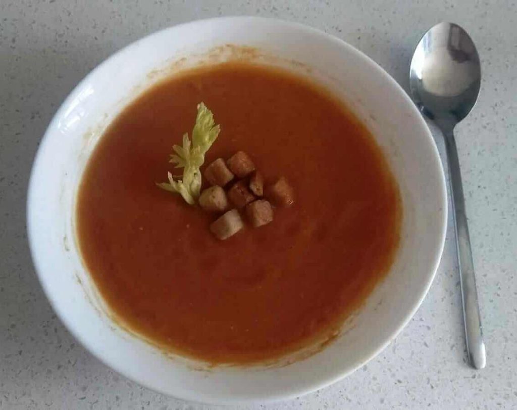 receta sopa de tomate del Bierzo